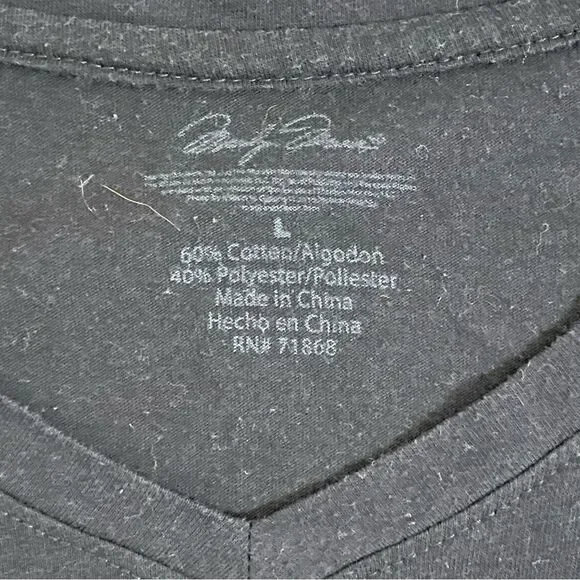 Marilyn Monroe V-neck Tshirt Black Icon Actress Fashionista Blonde Dreamer Large - Picture 4 of 6